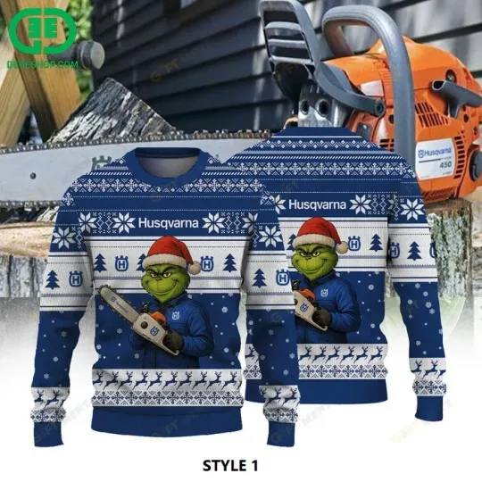 Discover funny character Husqvarna Christmas Sweater Ugly