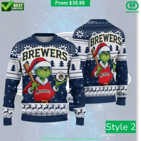 funny character Milwaukee Brewer Sweater Ugly