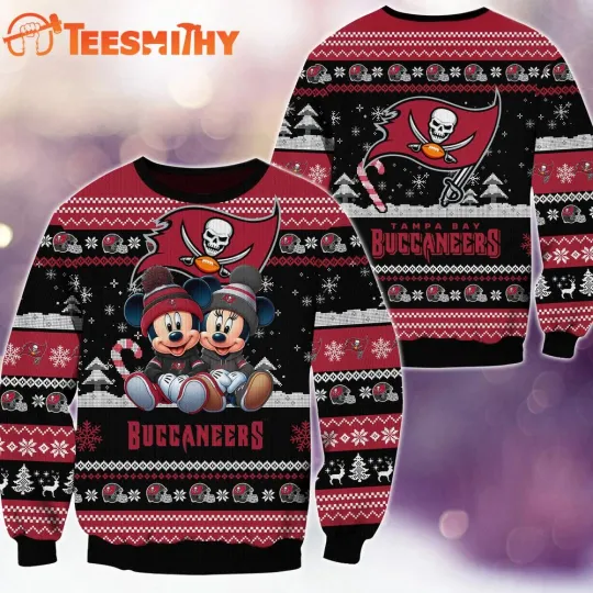 Discover TampaBay Buccaneer football Mickey Ugly Christmas Sweater