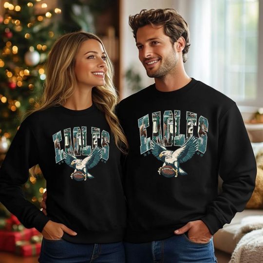 Discover Philadelphia Football Hoodie, Vintage Style Gift, Football Tee, Philadelphia Fans Shirt, Philadelphia Football SweatshirtShirt