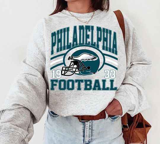 Discover Eagle Crewneck Sweatshirt,Vintage Eagle Sweatshirt,Trendy Philadelphia Football Sweater, Philadelphia Football Fan Shirt, Gameday sweatshirt