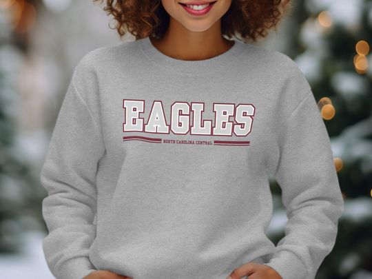 Discover Retro NCCU Eagles Sweatshirt, North Carolina Central University Apparel