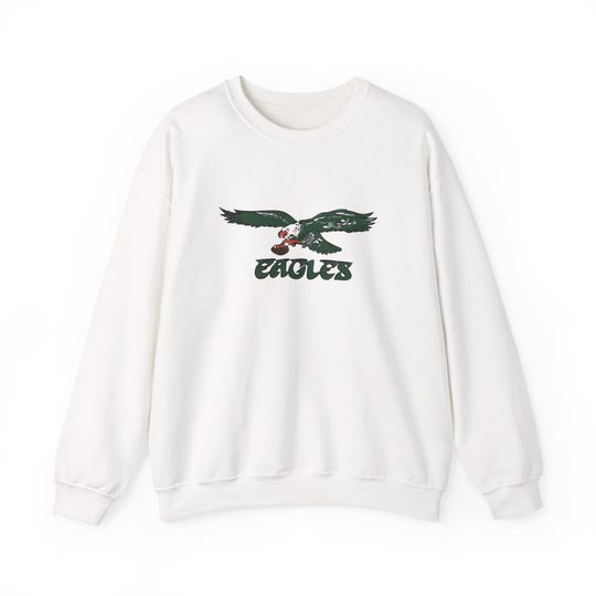 Discover Eagles Embroidered Crewneck Sweatshirt: Unisex Game Day Pullover