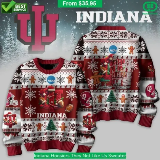 Indiana Hoosier They Not Like Us Sweater