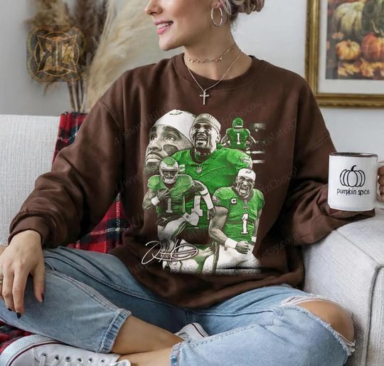 Discover Vintage Jalen Hurts Philadelphia Football Sweatshirt