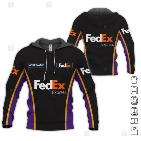 Personalized Name Fed.ex 3D All Over Printed Clothes