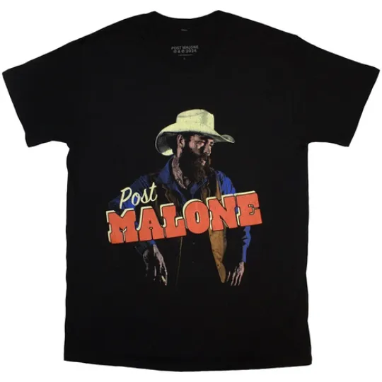 Discover Post Malone Unisex Cowboy T-Shirt