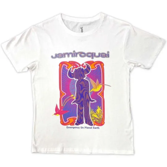 Discover Jamiroquai Unisex T-Shirt Emergency White