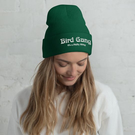 bird gang Philadelphia eaglesCuffed Beanie
