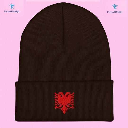 Double-headed Eagle Cuffed Beanie