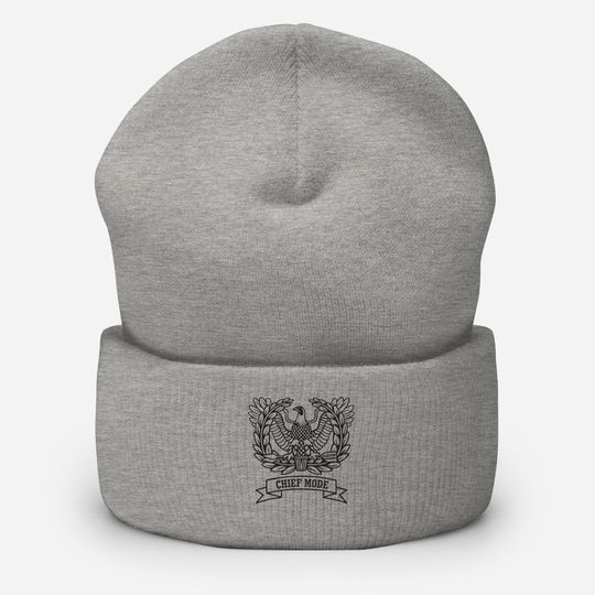 Discover Embroidered Army Warrant Officer Cuffed Beanie | Eagle Rising Design