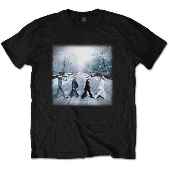 The Beatles Unisex T-Shirt Abbey Christmas