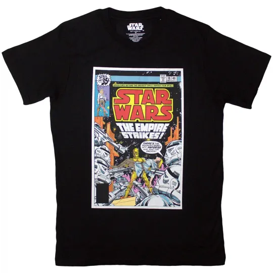 Discover Star Wars Unisex T-Shirt: The Empire Strikes Comic Cover (Medium)
