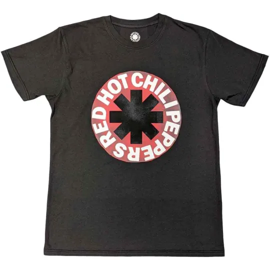 Discover Red Hot Chili Peppers Unisex T-Shirt with Red Circle Asterisk
