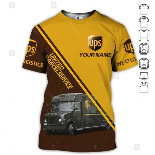 Discover Personal Name Postal Service 3D All Over Printed Clothes