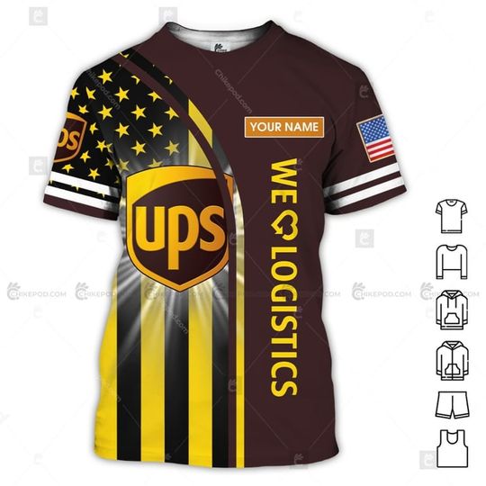 Personalized Name Postal Service 3D All Over Printed Clothes