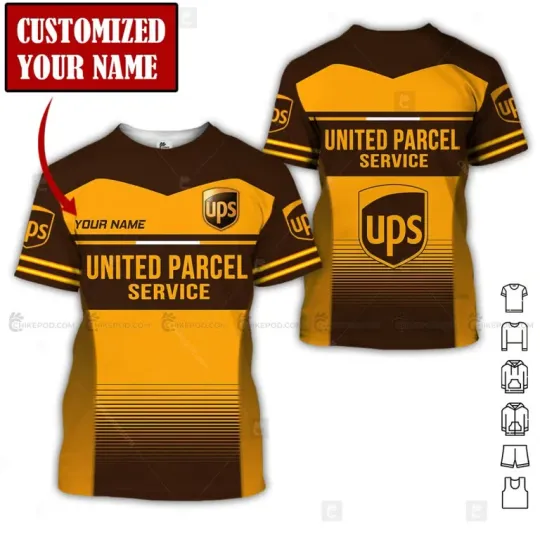 Discover Personal Name Postal Service 3D All Over Printed Clothes