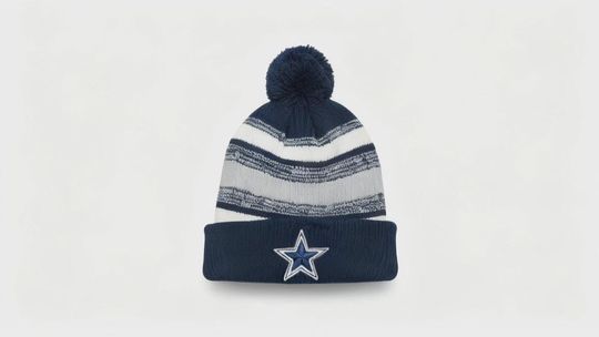Dallas Cowboys Beanie football Sideline Sport Pom Cuffed Knit Cap Hat Men & Women