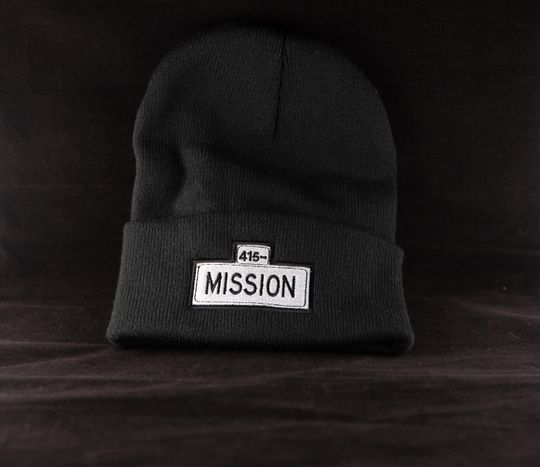 Custom Embroidered San Francisco Street Sign Beanie