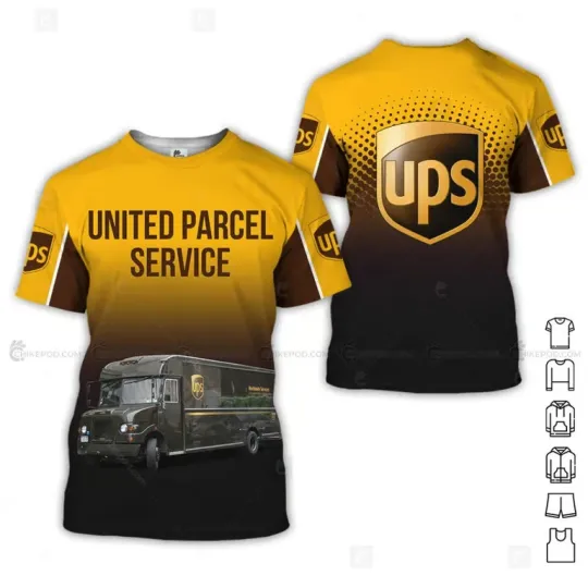 Discover Love Postal Service Truck 3D All Over Printed Clothes