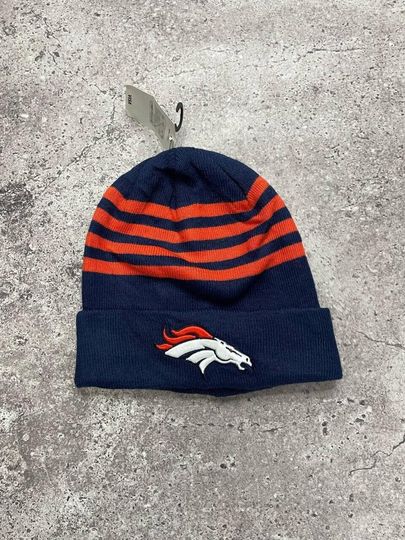 Vintage Denver Broncos football Beanie OSFA Team Apparel