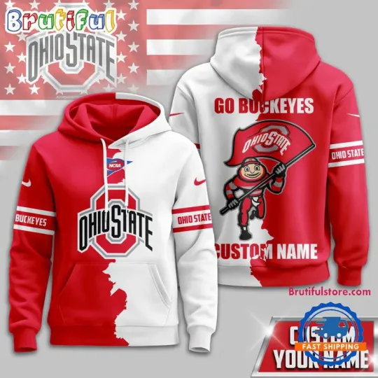 Discover Ohio State Buckeyes 2025 Warrior Spirit Personalized Hoodie