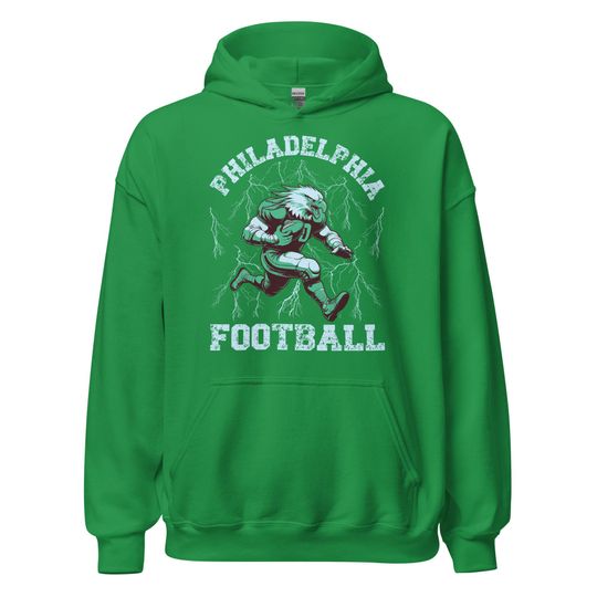 Vintage Philadelphia Football Hoodie: Retro Philly Sports Fan Gift