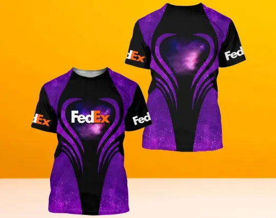 Discover Galaxy Fed.Ex 3D T-shirt for Delivery Driver Halloween Christmas 2025
