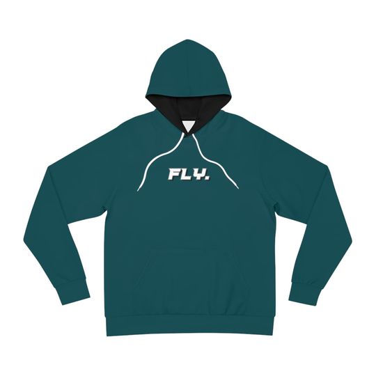 Discover Philadelphia Eagles Midnight Green Hoodie, football Team Sweatshirt, Football Fan Apparel, Cozy Pullover, Gift for Sports Lover, FLY EAGLES