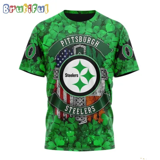 Discover football S.t.eelers T-Shirt Special Design 3D T-Shirt St Patrick Day