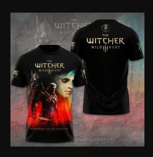 Discover The Witcher 3 Wild Hunt AOP 3D T-Shirt