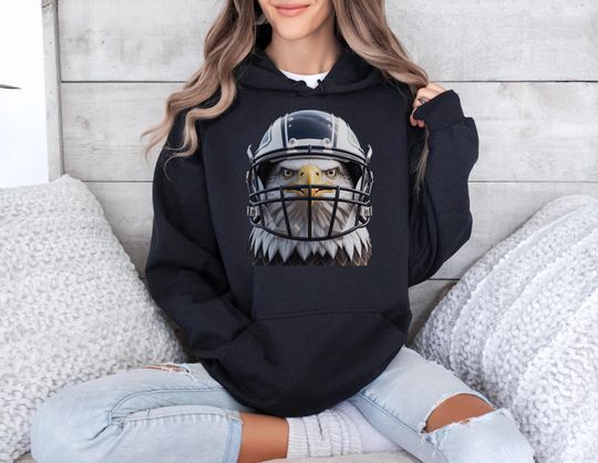 Philadelphia Football Shirt, Eagles Helmet Sports Sweatshirt, American Team Spirit Hoodie, Game Day Tee