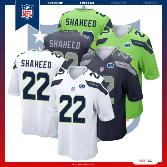 Discover HOT! Welcome Rashid #22 Shaheed Seattle 50th Season Name & Number AOP Gift Fan