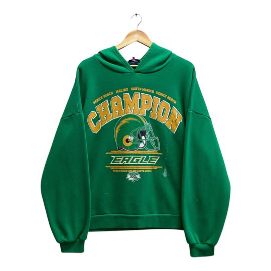 Discover Vintage Y2K Champion Eagles football Sweatshirt LARGE Champion Eagles Printed Logo Crewneck Champion Eagles National Football Sweater Jumper