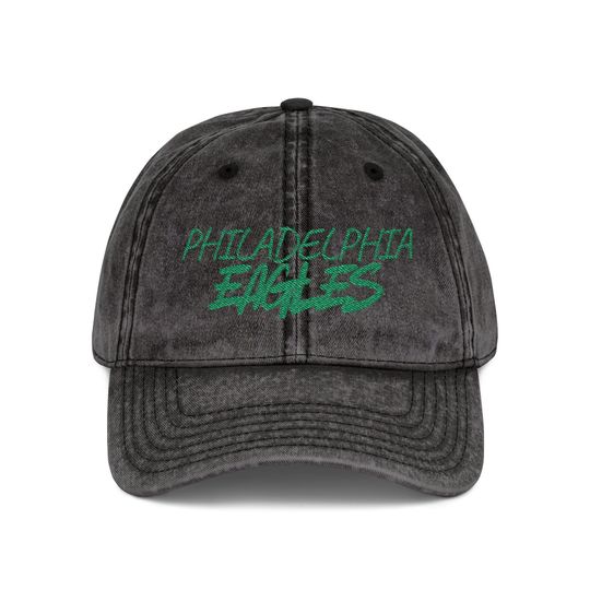 Discover Vintage Embroidered Philadelphia Eagles Cap