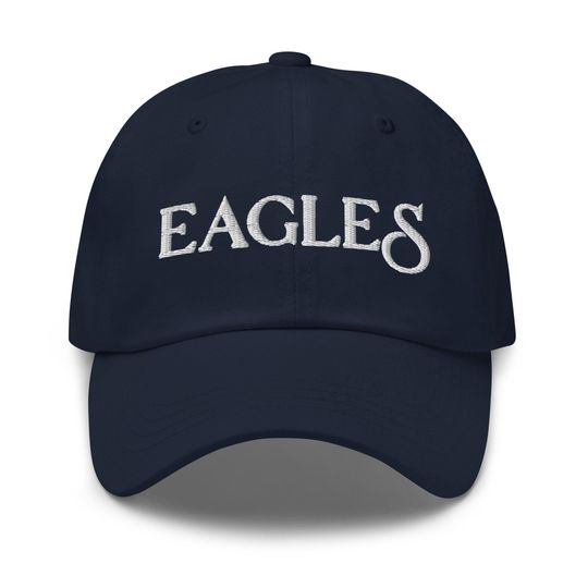 Discover Custom Eagles Embroidered Hat  Personalized Football Fan Cap, Sports Gift