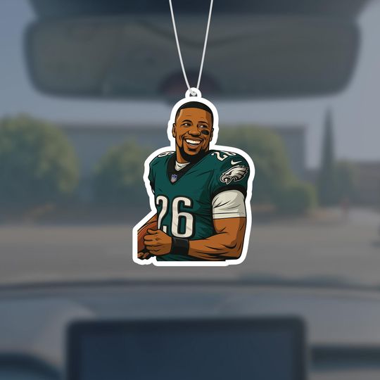 Saquon Barkley Car Air Freshener & Ornament  Perfect gift for a Philadelphia fan!