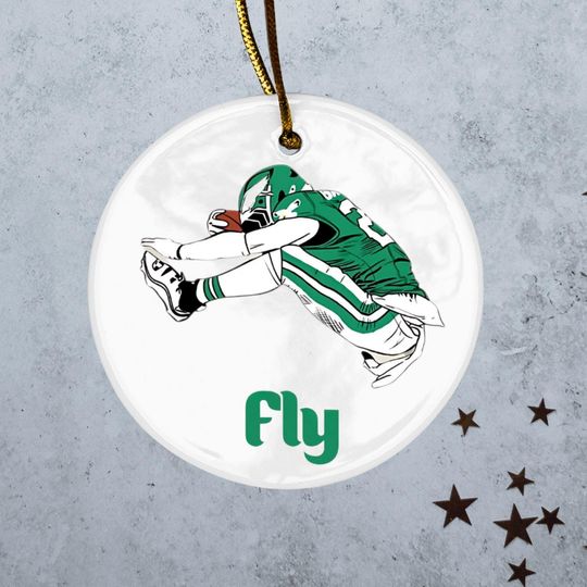 Discover Saquon Barkley Hurdle Ornament Philadelphia Football Decor Fly Eagles Fly Keepsake Philly Christmas Gift