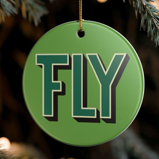 Discover Philadelphia Football Ceramic Ornament, Sports Fan Decoration, Holiday Tree Ornament, Gift for Eagles Fans, football Decor