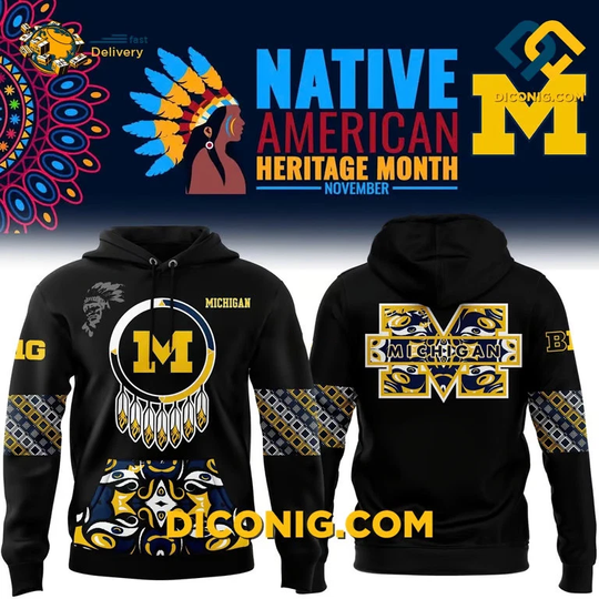 Michigan Wolverines Heritage Hoodie 2025