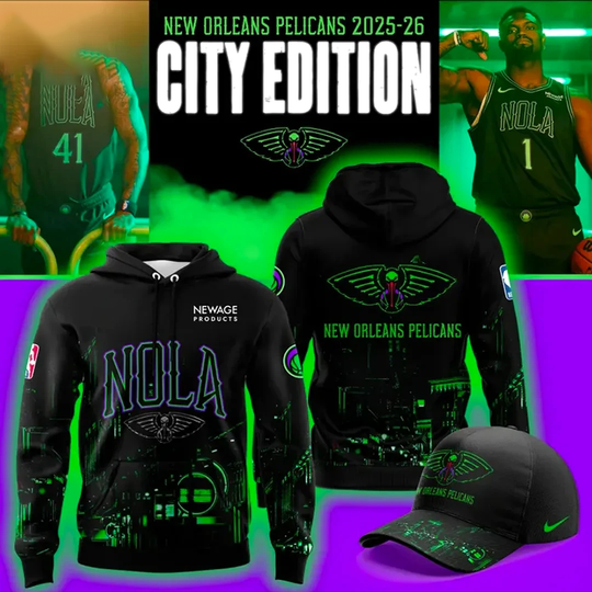 New Orleans Pelicans 2026 City Edition Hoodie