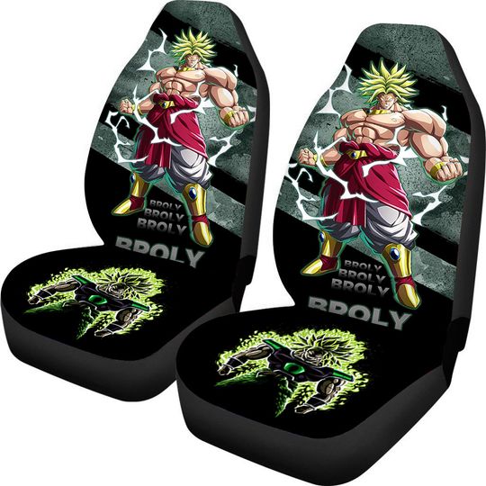 Broly Car Seat Cover Dragon Ball Saiyan Warrior Auto Accessory