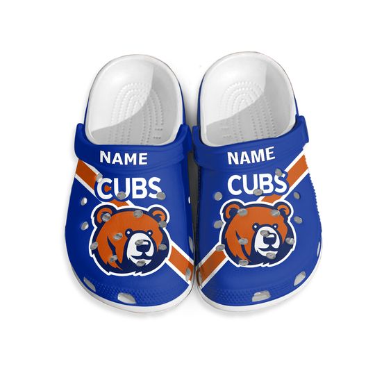 Chicago Cubs Football Clog