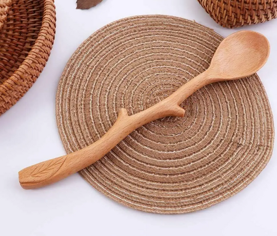 Handmade Wooden Resting Corner Spoon