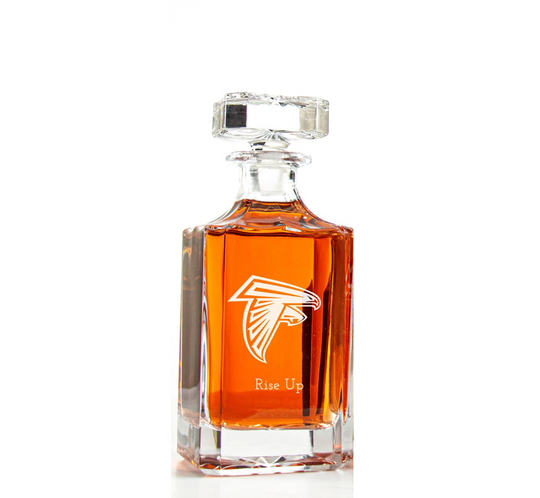 Atlanta Falcons - Engraved Football Whiskey Decanter, Whiskey Lover Gift, Gift For Him, Football Fan
