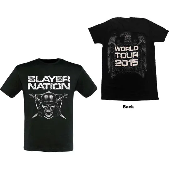 Discover T-Shirt # M Black Unisex # Slayer Nation 2014 Dates