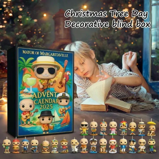 Discover 2025 The KING Of Rock & Roll Advent Calendar Christmas Collectibles Artifact Box