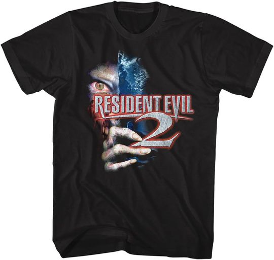 Discover Resident Evil 2 T-Shirt Horror Science Fiction Video Game Eye Hand Adult