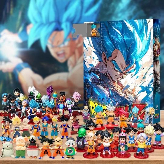 Discover Dragon Ball Z Advent Calendar 2025, 24 Anime Mini Figures, Christmas Countdown Gift for Fans, Collectible DBZ Ornaments, Holiday Surprise