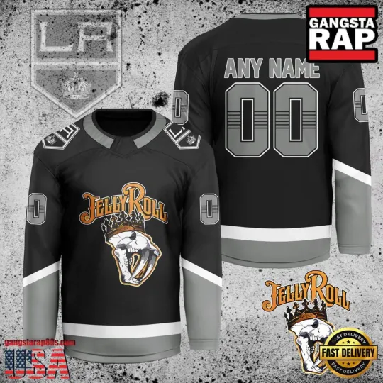 Discover Personalized Los Angeles Kings Jelly Roll New 2025 Hockey Shirt Men's Fan Gear